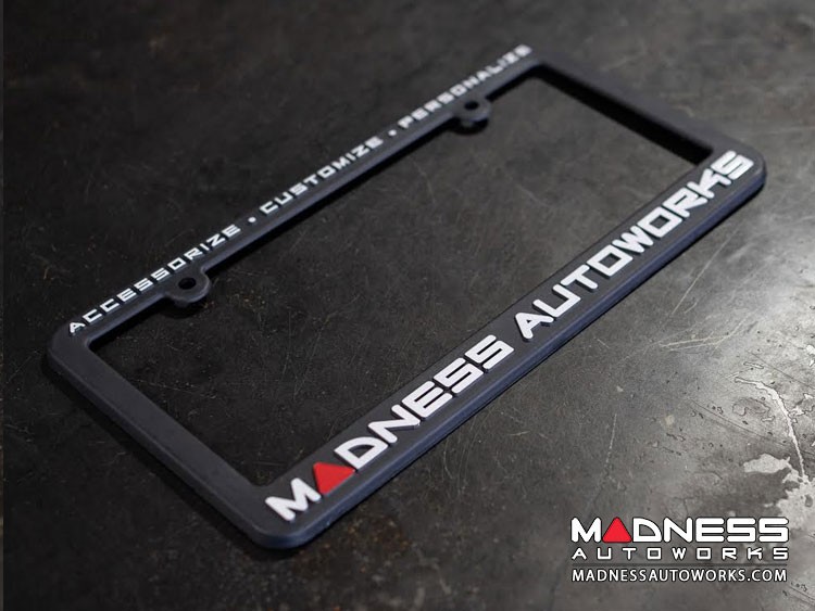 Alfa Romeo Black License Plate Frame Stainless Steel With Laser Engraved - Foto 3